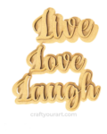 Live Laugh Love Wall Hanging