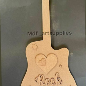 Guitar Theme Kids Nameplate