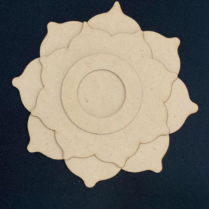 3 Layered Flower Theme Tealight Holder