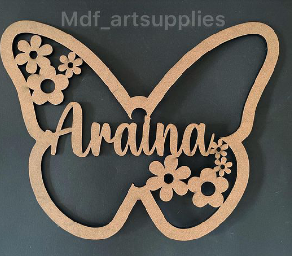 Butterfly Nameboard
