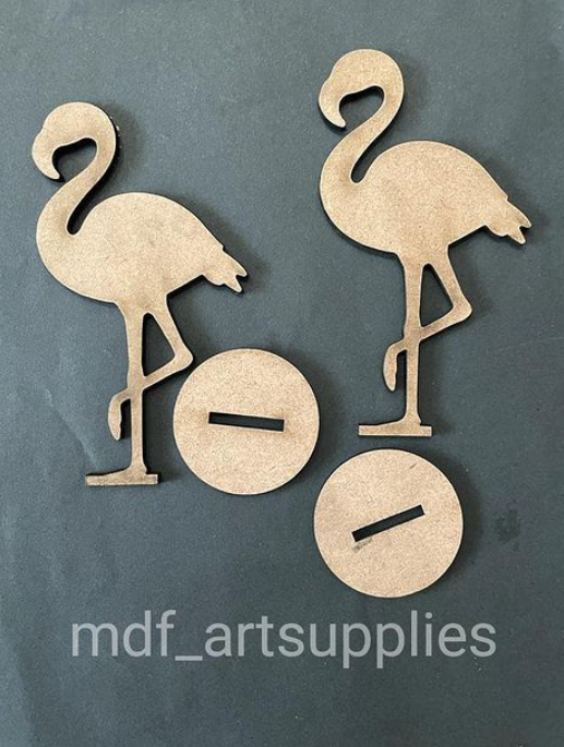 Standing Flamingo Pair