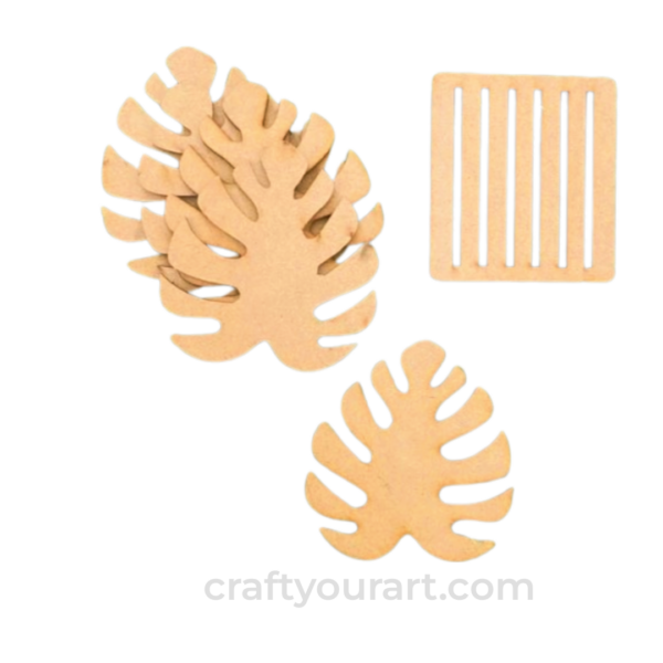Leaf Theme Coasters (Set of 6)