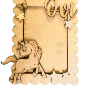 Unicorn Theme Standing Photo Frame