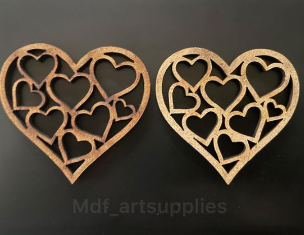 Heart Shape Embellishments