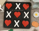Tic Tac Toe Valentine Theme Design 1