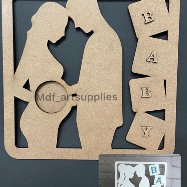 New Born Baby Standing Photo Frame