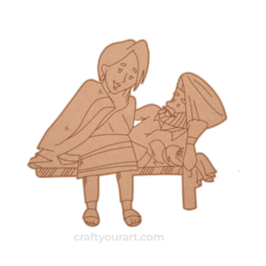 Punjabi Couple design 2