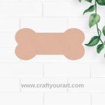 Dog Bone Cutout MDF Design 1
