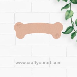 Dog Bone Pre Marked MDF Design 1