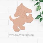 Dog Pre Marked MDF Design 14
