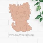 Dog Pre Marked MDF Design 8