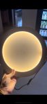 Moon Light 3D Texture Base (With LED and Adopter)