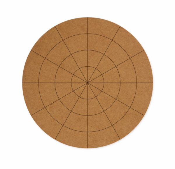 Premarked mandala round design 4