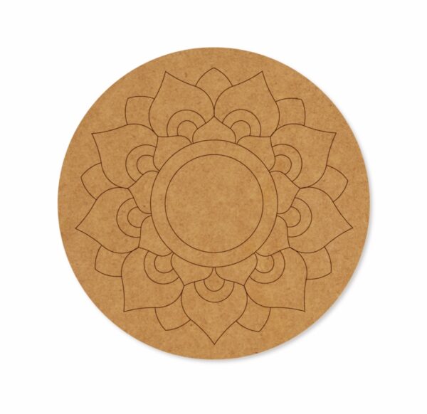 Premarked mandala round design 8