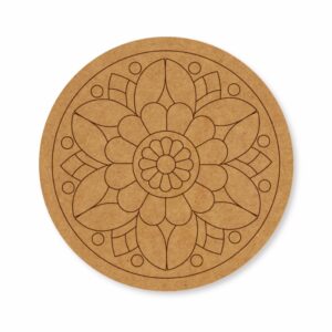 Premarked mandala round design 7