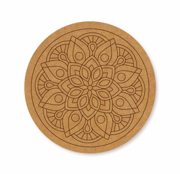 Premarked mandala round design 5