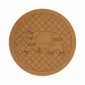 Elephant premarked Round design 3