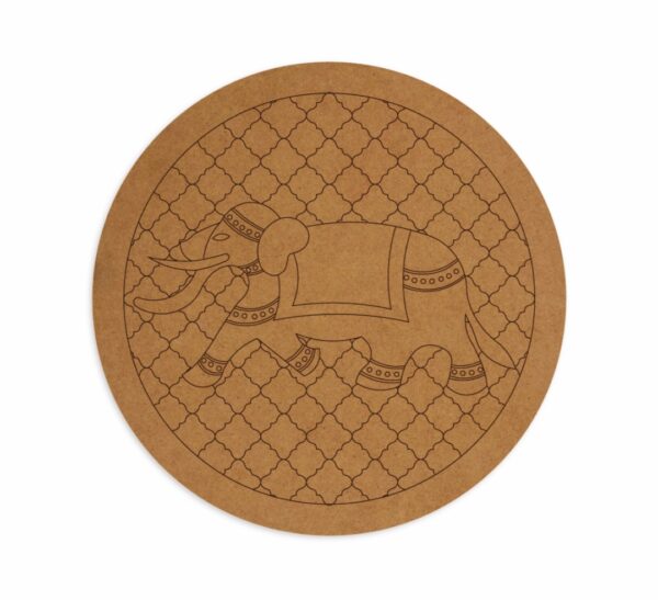 Elephant premarked Round design 3