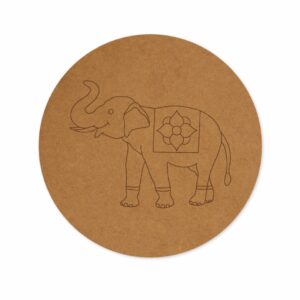 Elephant premarked Round design 2