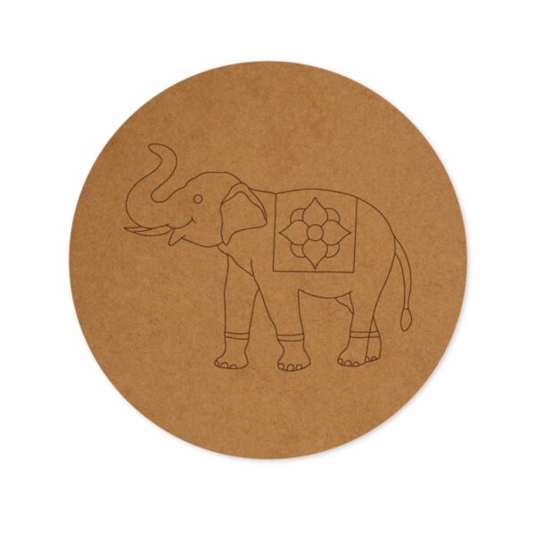 Elephant premarked Round design 2