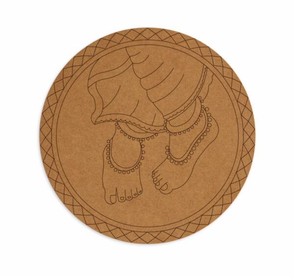 Feet premarked Round design 1