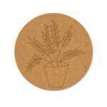 leaves premarked Round design 3