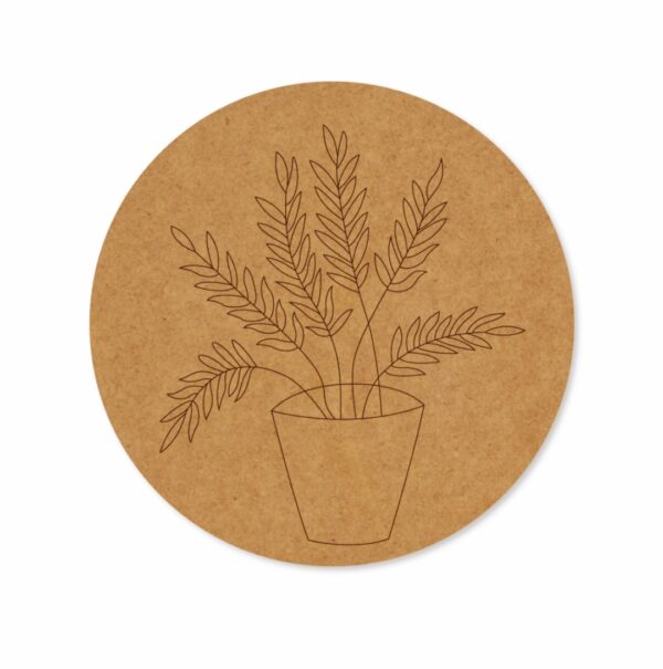 leaves premarked Round design 3