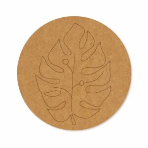 leaves premarked Round design 1