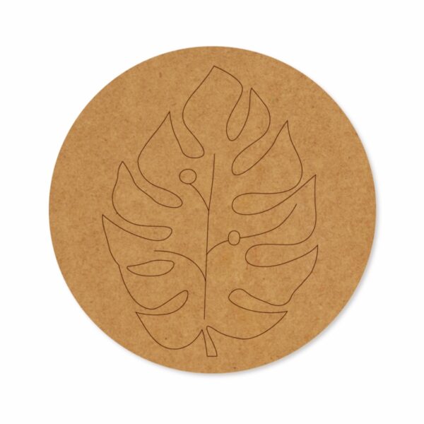 leaves premarked Round design 1