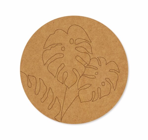 leaves premarked Round design 5