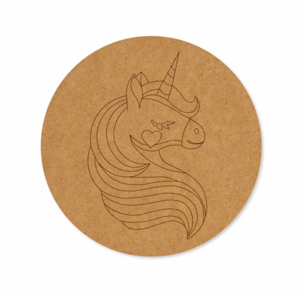 Unicorn premarked Round design 2