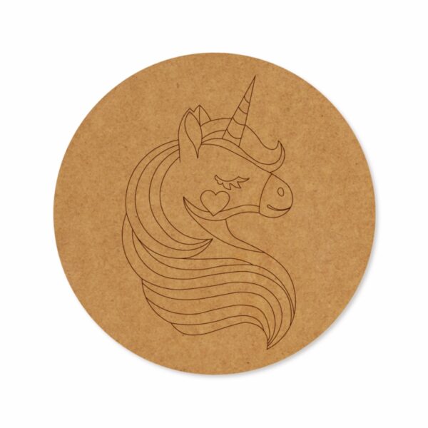 Unicorn premarked Round design 2