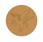 Unicorn premarked Round design 4