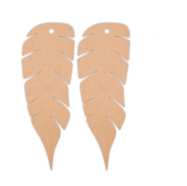Leaf earrings design 2