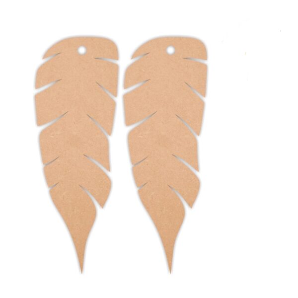 Leaf earrings design 2