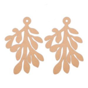 Leaf earrings design 6