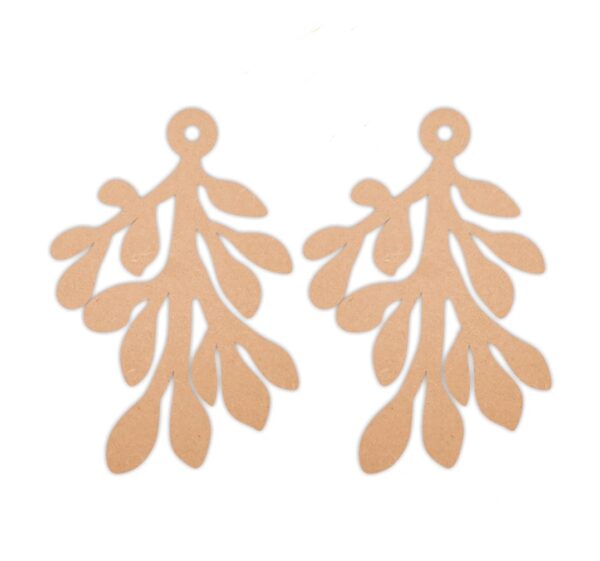 Leaf earrings design 6