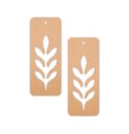 Leaf earrings design 7
