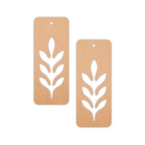Leaf earrings design 7