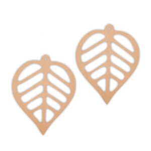 Leaf earrings design 9