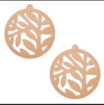Round earrings design 1