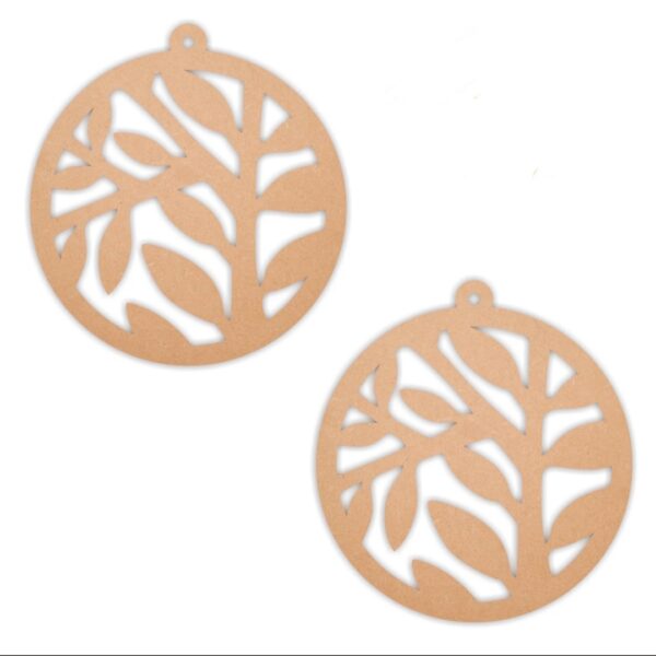 Round earrings design 1