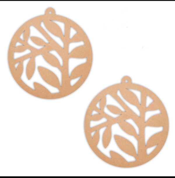 Round earrings design 1