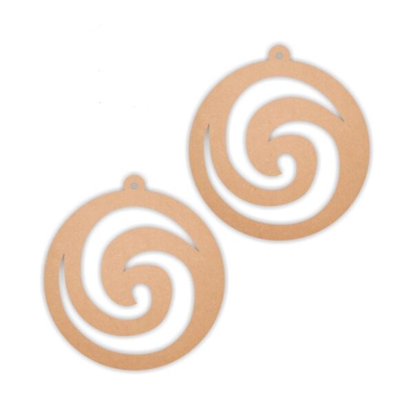 Round earrings design 2