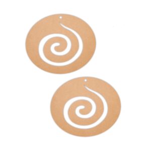 Round earrings design 3