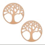 Round earrings design 6