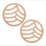 Round earrings design 8