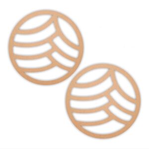 Round earrings design 8