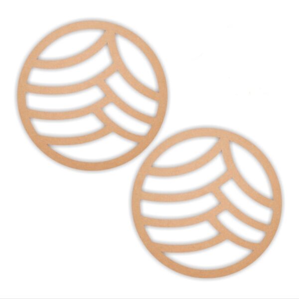 Round earrings design 8
