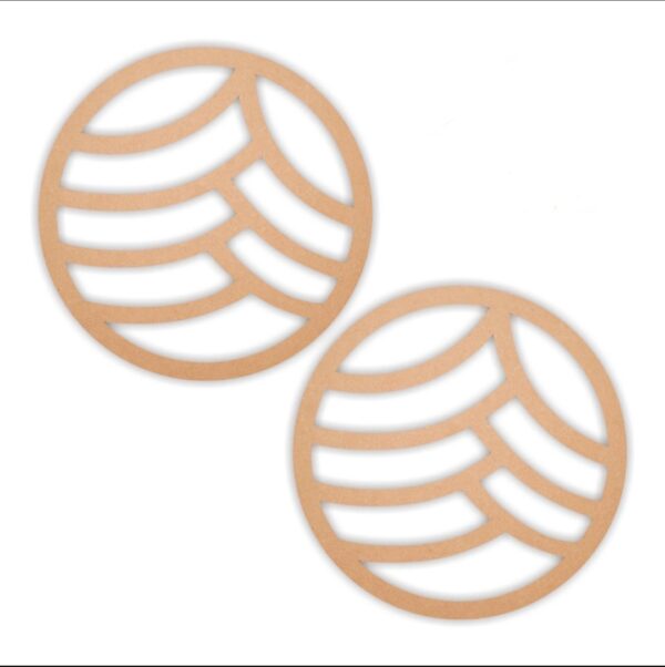 Round earrings design 8